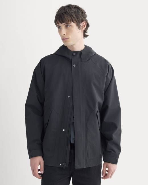 The Re:Cycled Archival Anorak | Black