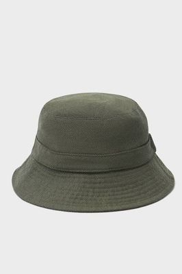 Recycled Italian Flannel Green Neem Bucket hat