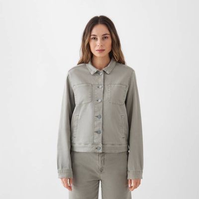CALLISTO Jacket Soft Organic - Classic - Rock Olive