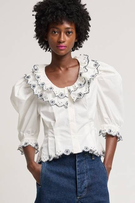 Erin Blouse in White