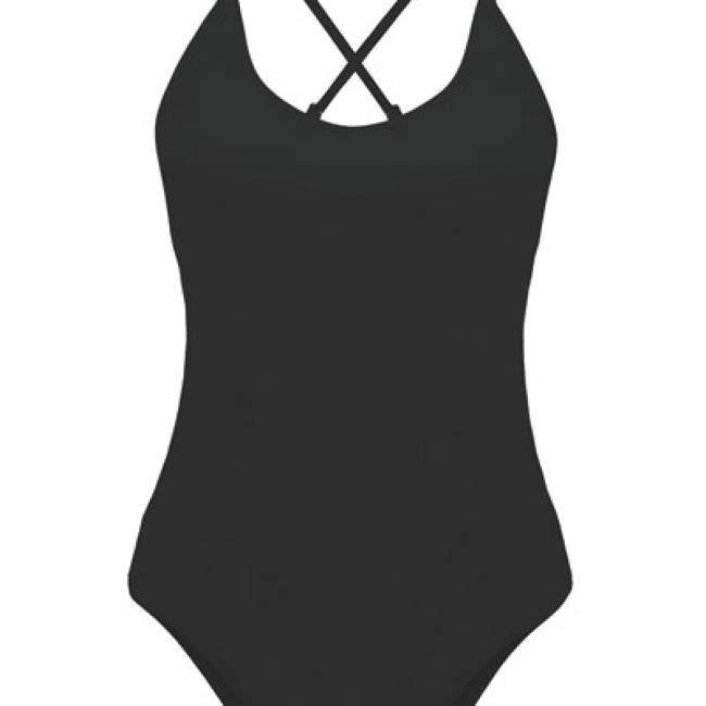Recycling Badeanzug Frøya schwarz - kaufen