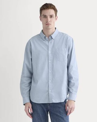 Washed Poplin Shirt | Dutch Blue