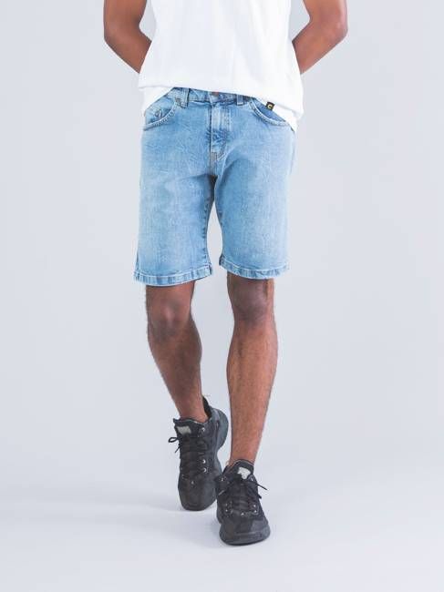 JAY LIGHT BLUE MEN'S DENIM SHORTS