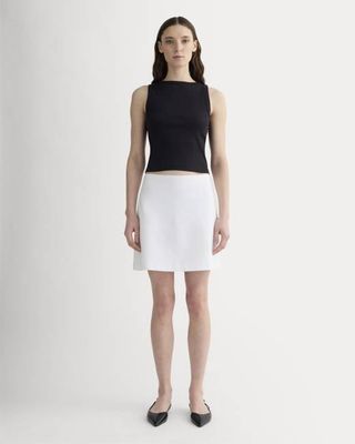 The Dream Mini Skirt | White