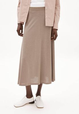 ILENIAA LARAA MIDI SKIRT | shiitake