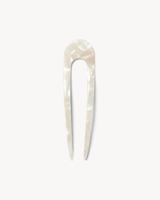 White Shell - French Hair Pin - Machete
