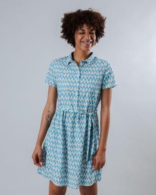 Sunset Short Dress Blue
