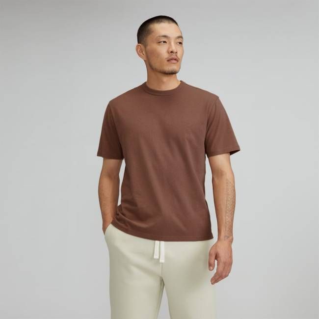 The Everyone Relaxed Hemp Tee | Carob Brown
