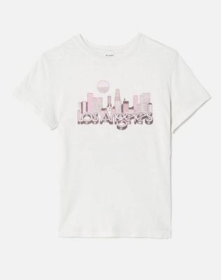 Classic Tee Los Angeles Skyline - Vintage White