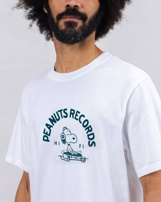 Peanuts Records T-shirt White