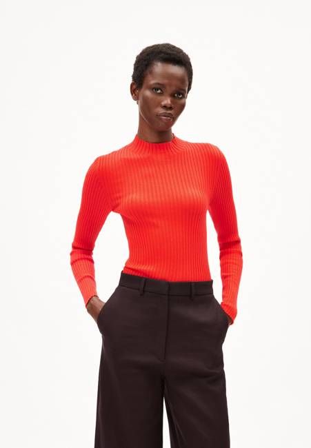 ALAANIA KNIT SWEATER | red alert