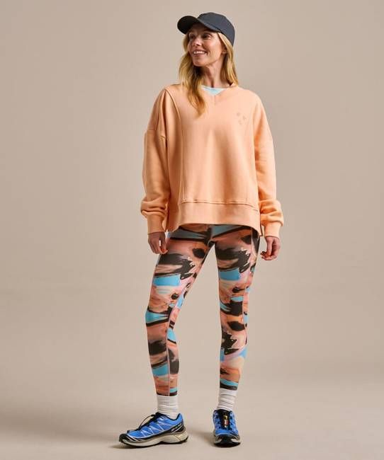 Athletic V Neck Sweatshirt