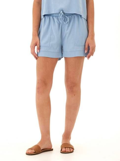 Makayla Stretch Chambray Short