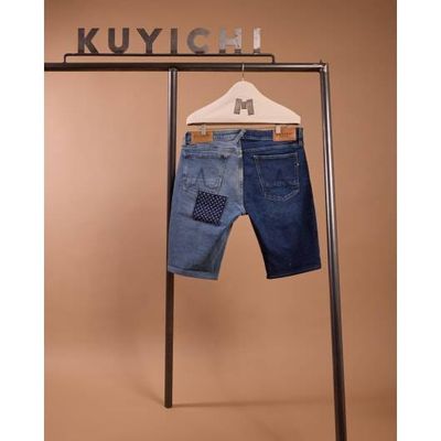 Caspar Two-Tone Short Sashiko