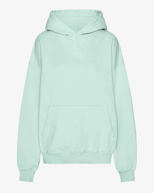 Organic Oversized Hood - Light Aqua