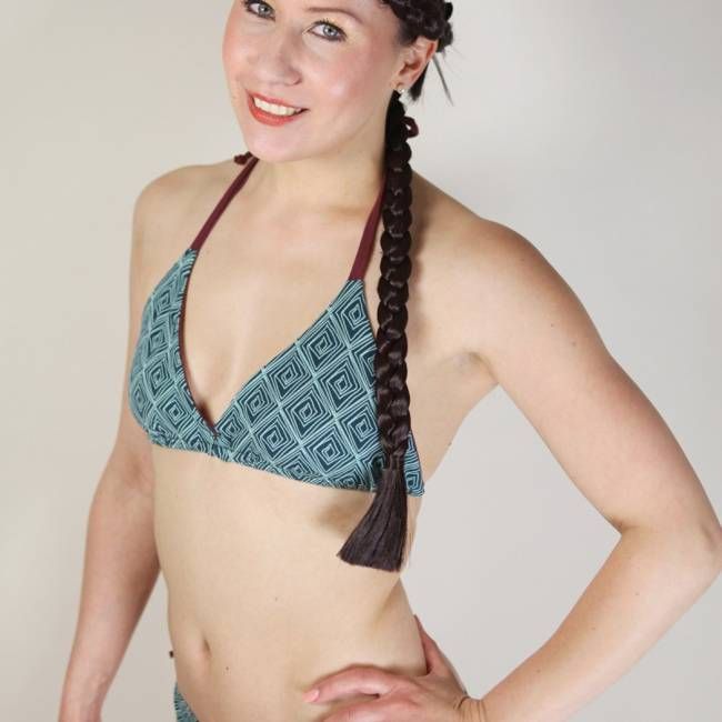 Bio Bikini Tropea Rombus grün - kaufen