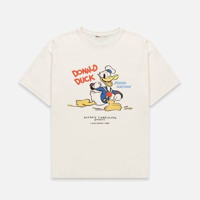 Disney Donald Duck Vintage White T-Shirt