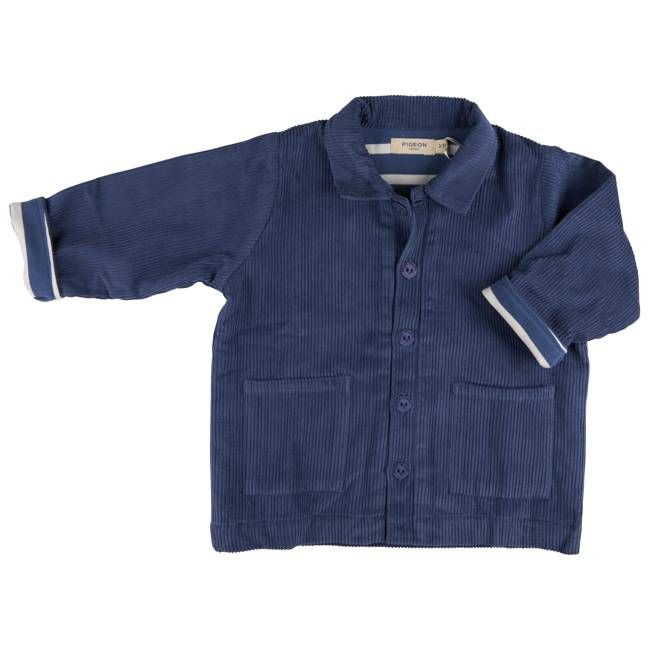 Lined Utility Jacket - Night Blue