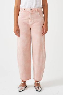 Bo Barrel Leg Jean in Cloud Peony Pink