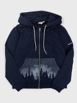 Starlit Night Zip Hoodie
