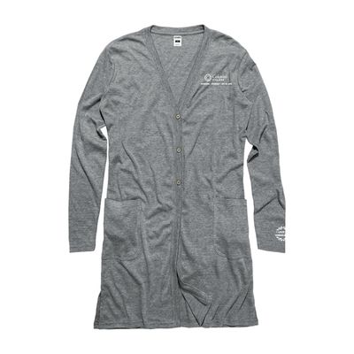 Colonial Village Ladies Heather Grey Cardigan