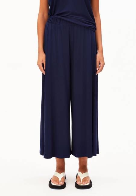 CROPPED JERSEY PANT | tinted navy