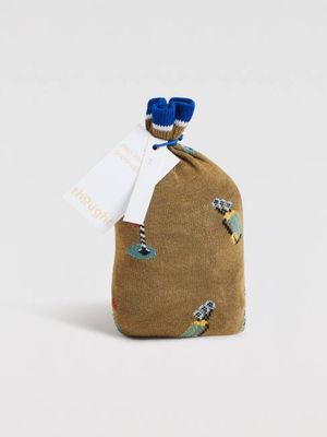 Kinley Golf Bamboo 2 Socks Gift Bag - Caper Green