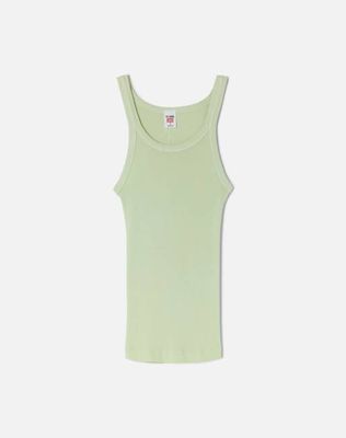 Ribbed Tank - Pistachio