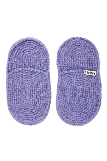 HIDE - Handknitted Wool Slipper Lavender