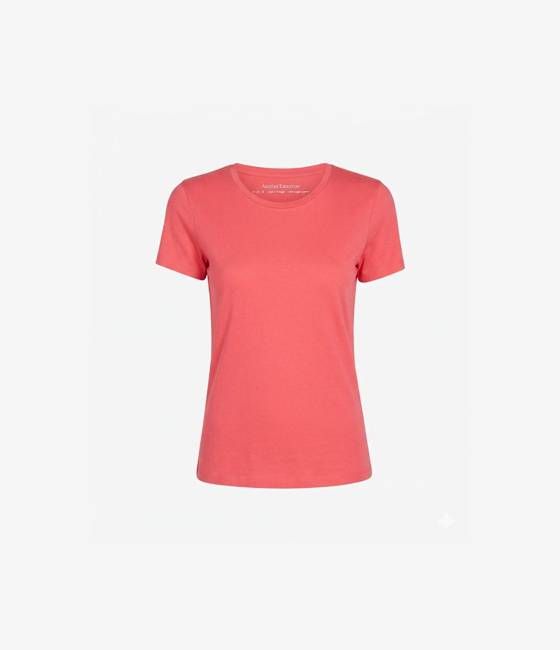 Crew Neck Tee | Rhubarb