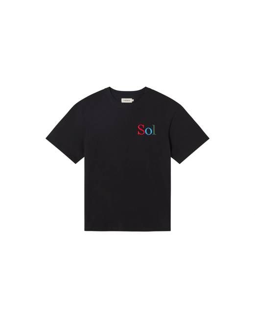 Embroidered sol type Aaron t-shirt