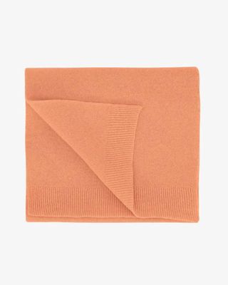 Merino Wool Scarf - Sandstone Orange