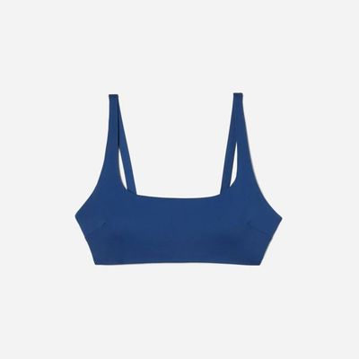 The Square-Neck Bikini Top | Blue Dusk