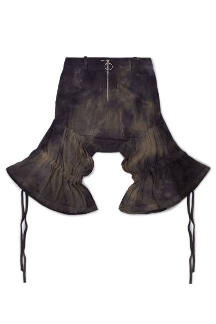 Nocturnal Drawstring Mini Skirt