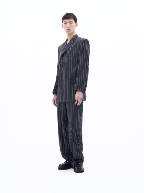 Double Breasted Pinstripe Blaz