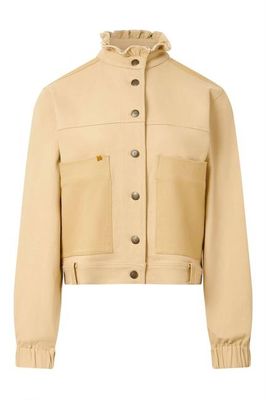 Ruffle OC - Twill Spandex Jacket - Dark Sand