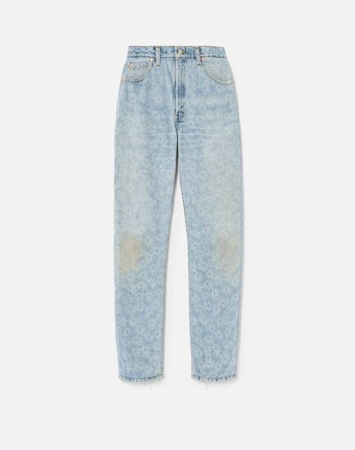 70s Straight - Indigo Daisy Floral