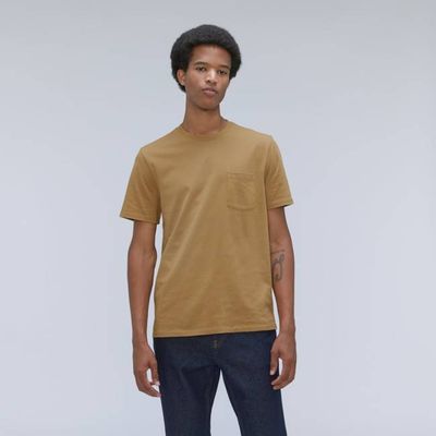 The Organic Cotton Pocket Tee | Dark Brown