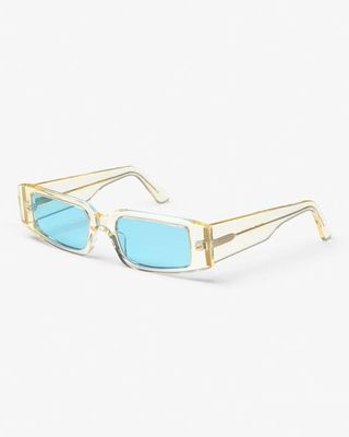 Sunglass 05 - Soft Yellow - Blue