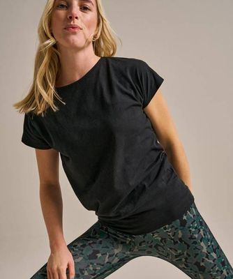 Short Sleeve Slub Bamboo Flow Top