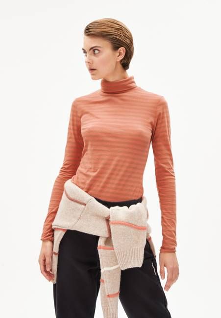 MALENAA STRIPES | pink maple-smoky almond