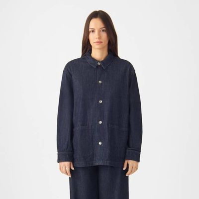 SORRY Lightweight Hemp - Shacket - Raw Blue - Women
