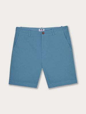 Men's French Blue Harvey Cotton Shorts
