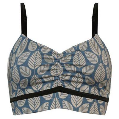 Bio Bustier Yoga Lövskog grau/blau - kaufen