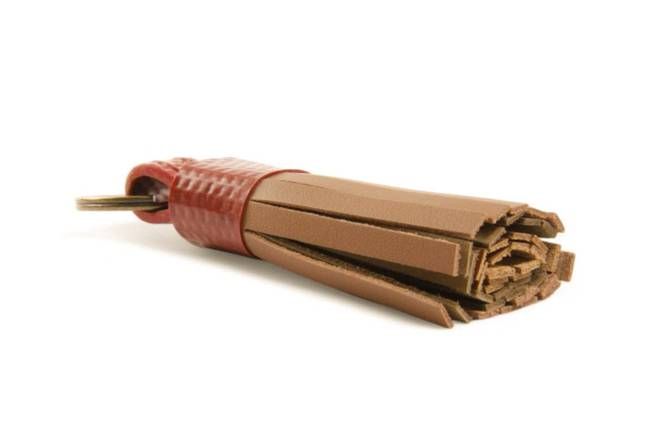 Tassel Keyring | Leather & Fire-hose