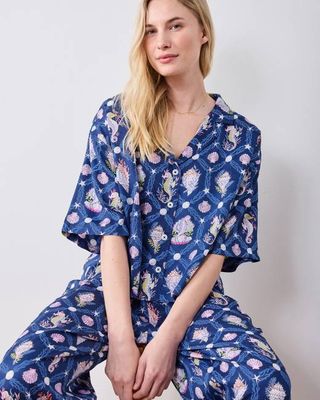 Underwater Enchantment - Tall Eco Satin Wildest Dreams Set - Navy
