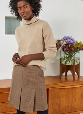 UNIQLO Wool Blend Mini Skirt | Pike and Rose