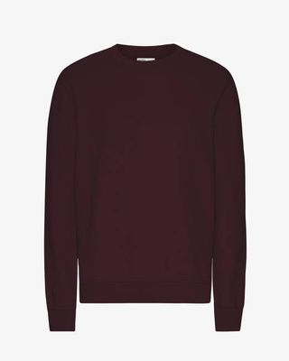 Classic Organic Crew - Oxblood Red