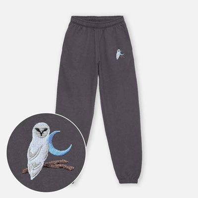 Jogginghose mit Stickerei Night Owl (Unisex)