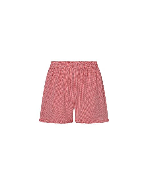 Ruffle Boxer Shorts - red gingham